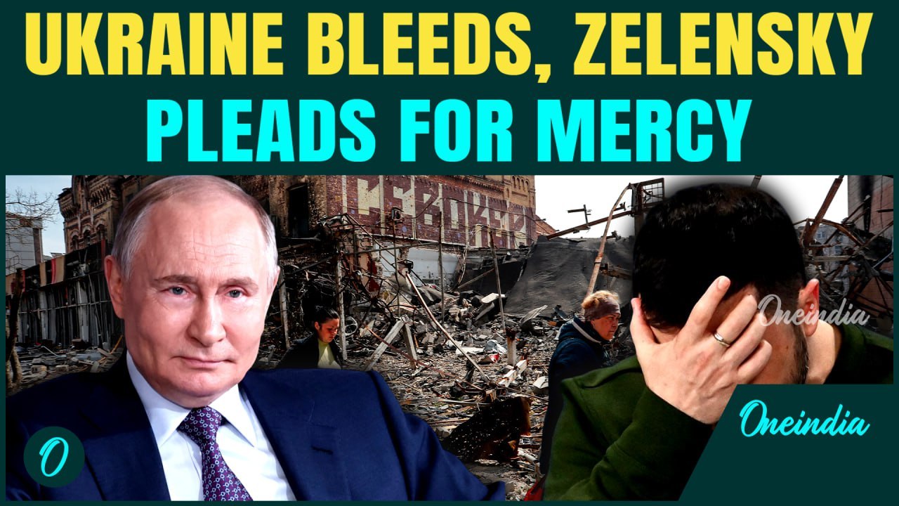 Russia-Ukraine War BREAKING: Zelensky accepts DEFEAT to PUTIN's Army, Begs For Mercy After Setbacks