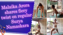 Malaika Arora adds ‘warrior fire’ to Surya Namaskara in her new workout video