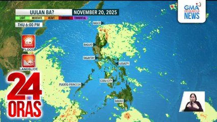 Ilang lugar sa bansa posibleng ulanin dahil sa umiiral na iba't ibang weather systems | 24 Oras