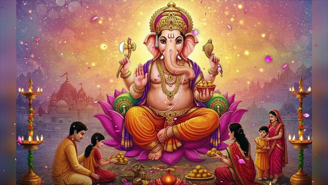 गणपति मंगलम | Ganapati Mangalam | Ganesh Song | Hindi Sanskrit Devotional | Vighnaharta Ganesh