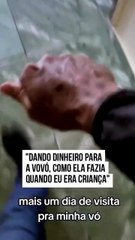 Vídeo: neto recria gesto da infância e surpreende avó com Alzheimer em visita