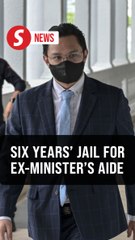Ex-secretary to former tourism minister gets six years' jail, RM8.8mil fine for graft