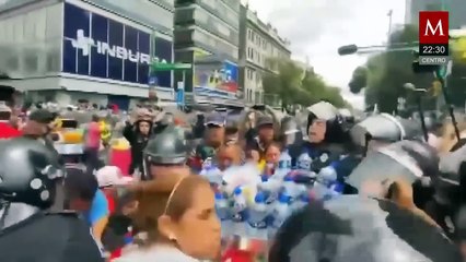 Dos mil policías han sido golpeados durante manifestaciones de 2024 a la fecha