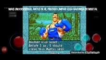 Fatal Fury 3 Franco Bash vs Bob Wilson fala de vitória do Franco Bash em português parte 2