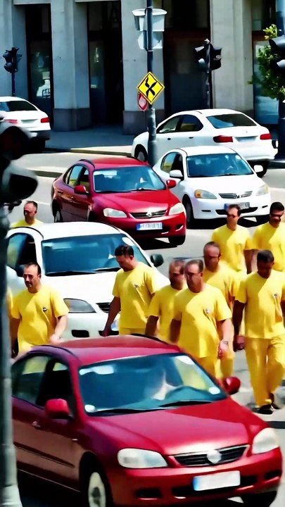 Protest activities causing traffic congestion