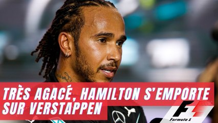 F1 : Très agacé, Hamilton s’emporte sur Verstappen