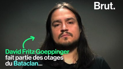Société : Attentats du 13 novembre 2015 David Fritz Goeppinger, otage du bataclan