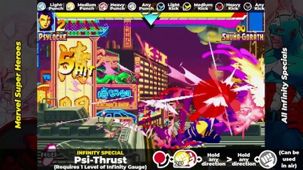 ALL SUPER MOVES TUTORIAL - Marvel Super Heroes (MSH)