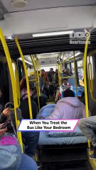 Boy Turns Public Bus Into His Bedroom and Shocks Every Passenger|| Heartsome 💖