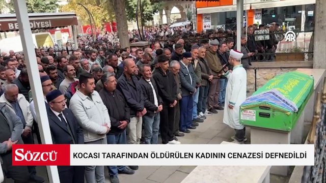 Bilecik'te kocası tarafından öldürülen kadının cenazesi defnedildi