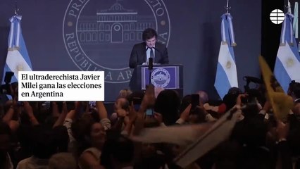 Javier Milei gana las elecciones en Argentina