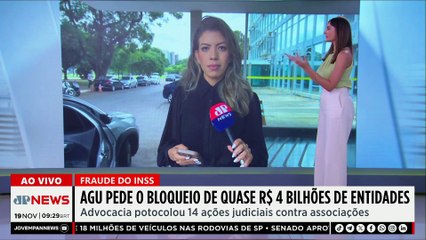 Fraude do INSS: AGU pede bloqueio de quase R$4 bi de entidades