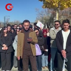 Van Yüzüncü Yıl Üniversitesi’nde ölüm haberi sonrası yapılan öğrenci eylemine polis müdahalesi