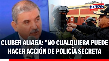 Cluber Aliaga critica plan 50/50: "No cualquiera puede hacer acción de policía secreta, necesitas preparación"