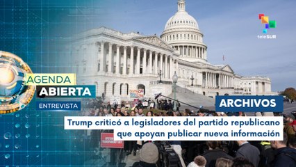 Entrevista | Senado busca la divulgación de los archivos Epstein