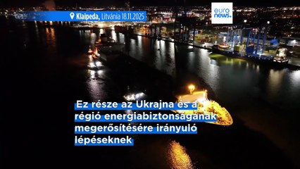 Litvániába érkezett az első amerikai LNG-t Ukrajnának szállító tartályhajó