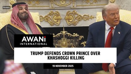 Trump defends Crown Prince over Khashoggi killing