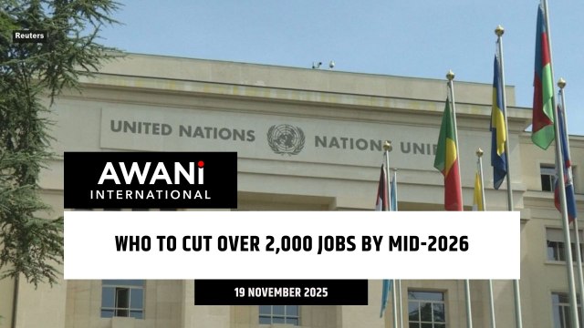 WHO to cut over 2,000 jobs by mid-2026
