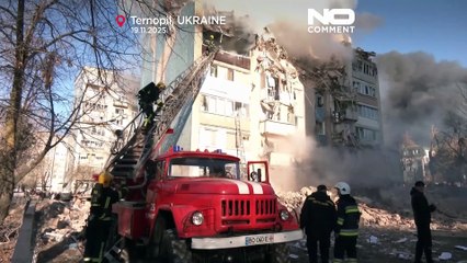 Un ataque masivo de drones rusos en el oeste de Ucrania, al menos 25 muertos