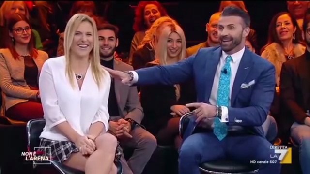 Roy Gigolo ospite opinionista di Massimo Giletti a Non è L'arena su La7