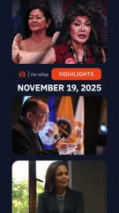 Today’s headlines: Liza & Imee Marcos, Lucas Bersamin, Glenda Gloria | The wRap | November 19, 2025