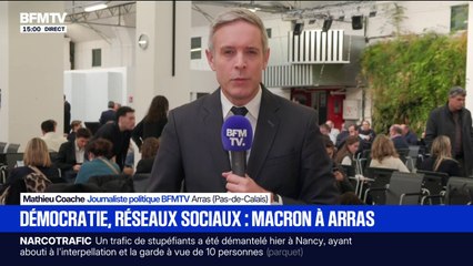 Démocratie, réseaux sociaux: Emmanuel Macron est attendu à Arras ce mercredi