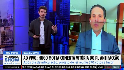 Hugo Motta sobre APROVAÇÃO do PL ANTIFACÇÃO: “Câmara fez HISTÓRIA”