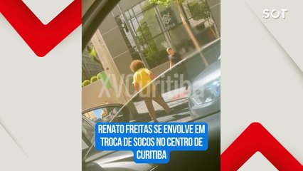 Deputado Renato Freitas (PT) aparece ferido após briga e "troca de socos "no centro de Curitiba