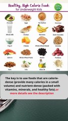 Healthy, High-Calorie Foods for Underweight Kids