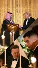 Trump Hosts MBS, CEOs and Ronaldo at White House Dinner