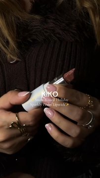 @kikomilano Snow-Kissed Holiday Sparkly Peaks Lipstick✨🤎Publicité @niceworkparis 🙏🏼🤍#lipstick #kiko #kikomilano #christmas #sparkly #ugccreator #lyon #paris #ugclyon #ugcparis