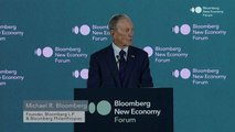 Mike Bloomberg Opens 2025 New Economy Forum
