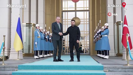 Ukrayna Cumhurbaşkanı Volodimir Zelenskiy Ankara'da