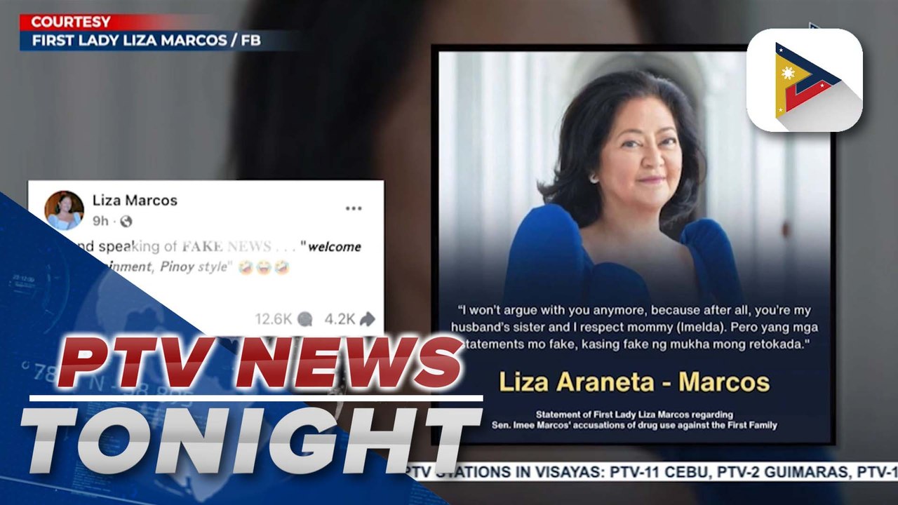 FL Liza Marcos laughs off fake social media post about her supposed rebuttal of Sen. Marcos’ statement