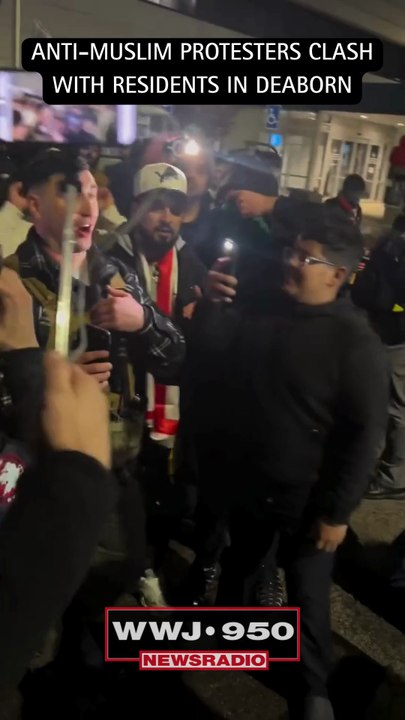 Protests turn ugly in Dearborn