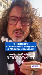 4 Ristoranti di Alessandro Borghese a Modena e provincia: il video