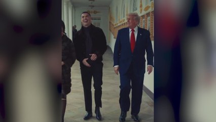 Trump & Ronaldo share laughs before White House dinner