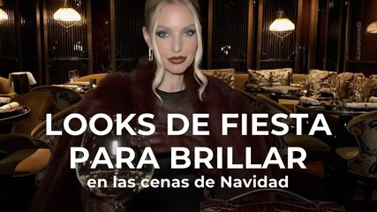 Looks de fiesta para brillar en las cenas de Navidad