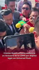 🎤 #CristianNodal acudió a una audiencia en un reclusorio de la #CDMX tras ser señalado por supuestamente incumplir 32 contratos con Universal Music.