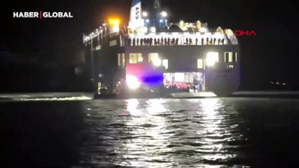 Güney Kore’de yolcu feribotu karaya oturdu: 246 yolcu tahliye edildi
