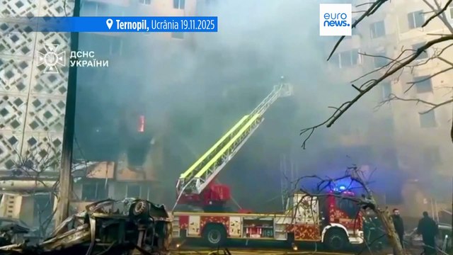 Ataques russos com drones deixam pelo menos 20 mortos na Ucrânia, Polónia fecha aeroportos