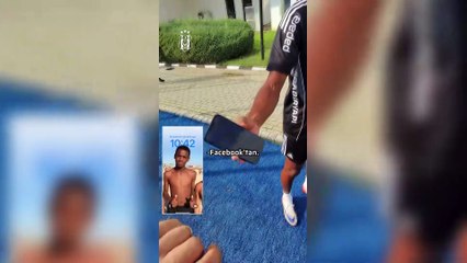 Beşiktaşlı futbolcular o fotoğrafları görünce şaşkına döndüler