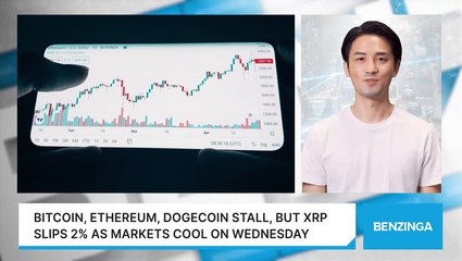Bitcoin, Ethereum, Dogecoin Stall, But XRP Slips 2% As Markets Cool On Wednesday
