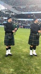 Performing for 60k people at a sold out rugby game 🏉 #sixnationsrugby #irish #chicagoirish #pipeband