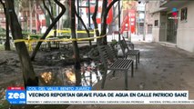 Vecinos de la Col. Del Valle reportan fuga de agua