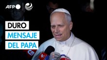 El Papa critica trato irrespetuoso a migrantes en EU