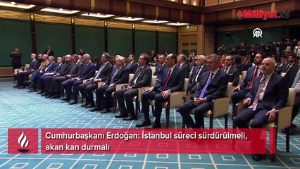 Cumhurbaşkanı Erdoğan: Rusya-Ukrayna yapıcı olmalı, İstanbul süreci sürdürülmeli, akan kan durmalı
