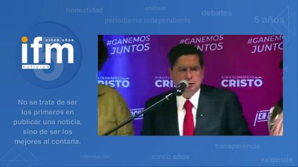Juan Fernando Cristo anunció su candidatura presidencial para 2026