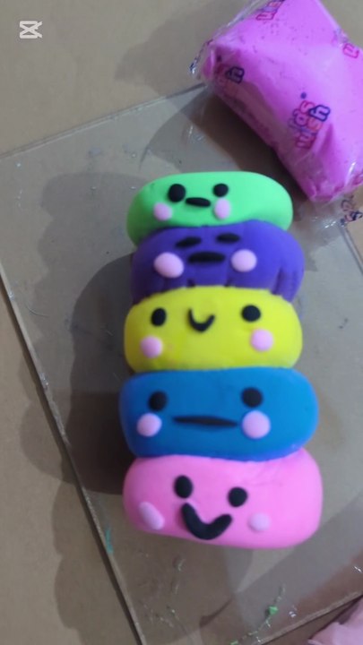 cute Smiley's with super clay🥰🥳🎉