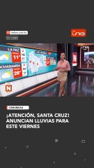 SCZ: El pronóstico anuncia lluvias para este viernes